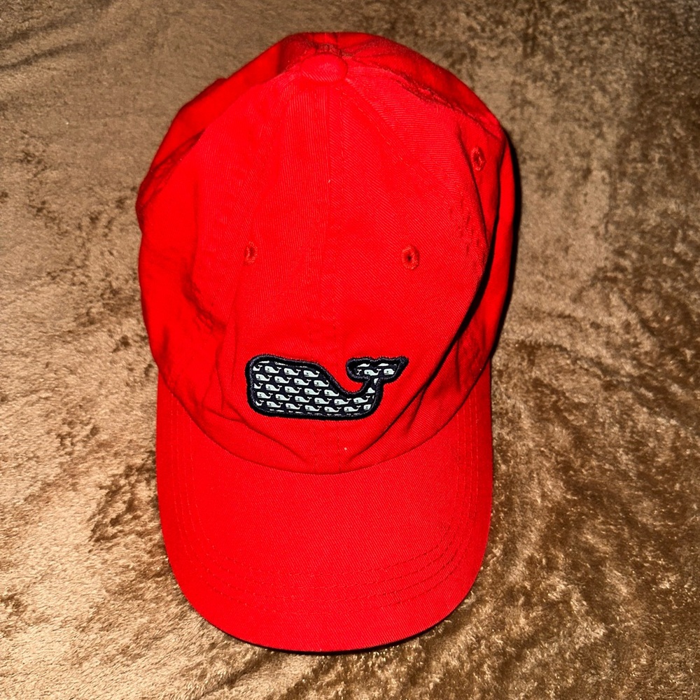 Red Vineyard Vines Hat